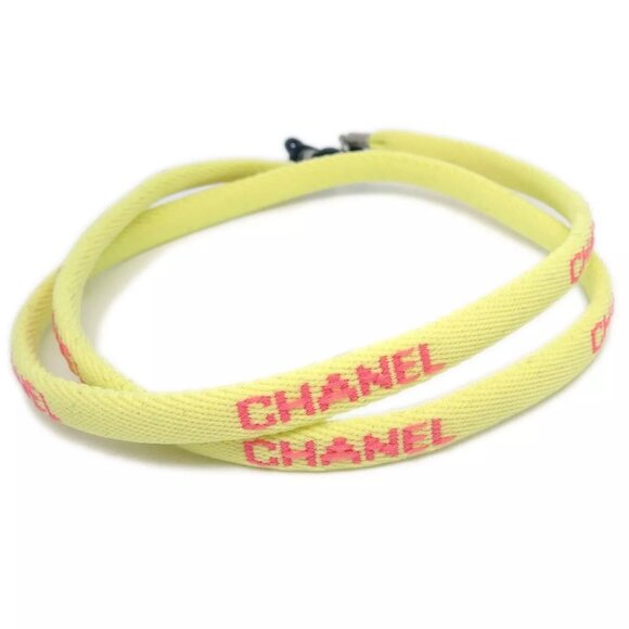 Chanel Sunglasses Strap Yellow